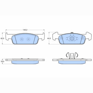 Δισκόφρενα  ZTEC+ για Dacia,Renault